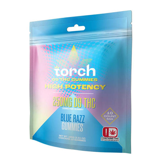 THC Gummies 25MG - Blue Razz