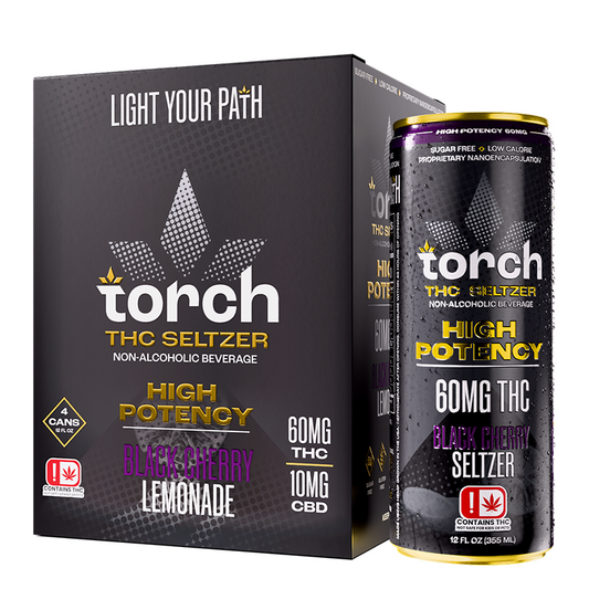 THC Seltzer 60mg Black Cherry